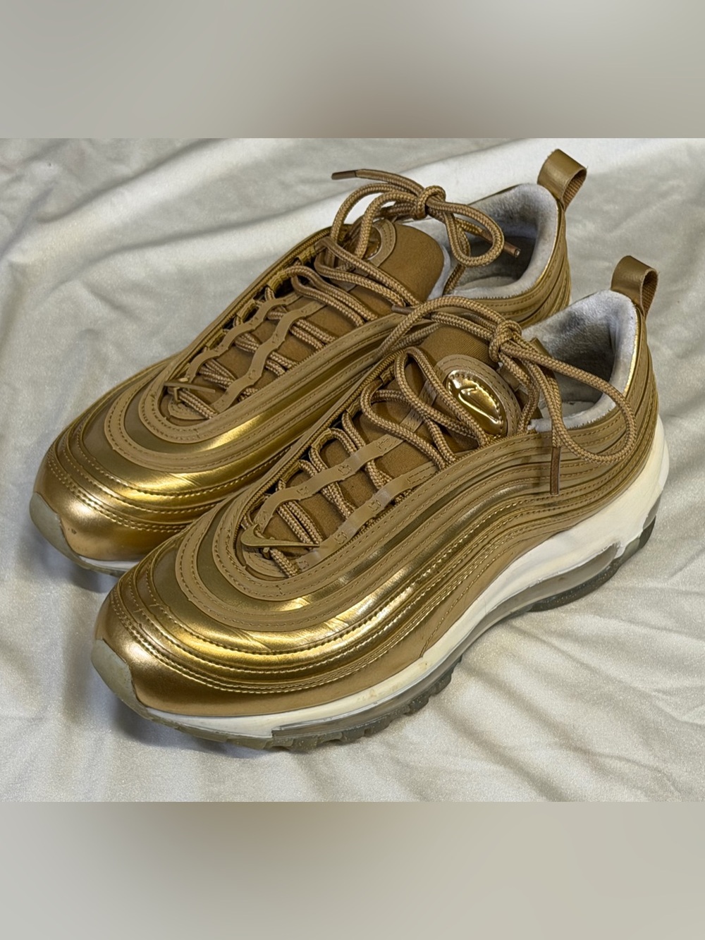 Nike Air Max 97 Gold Sneaker Women’s 7.5